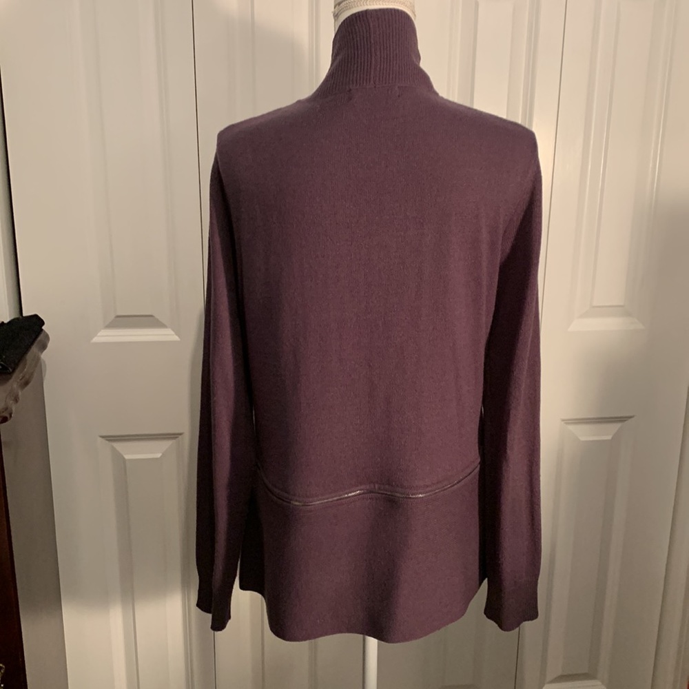 Beautiful lightweight cardigan by NY&Co. Dusty Purple, size XL - Picture 3 of 6
